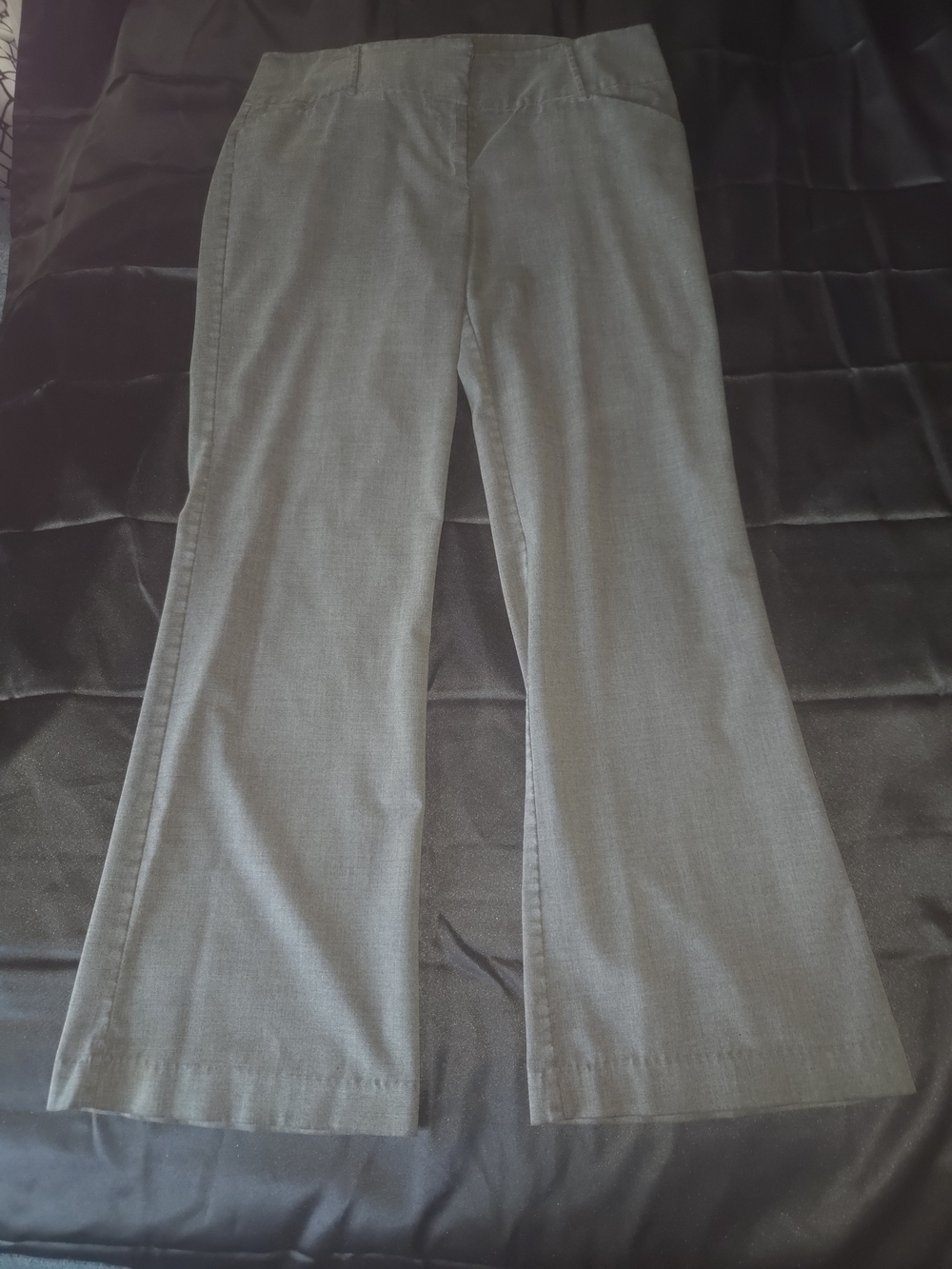 Women's Gray Boot Cut Dress Pants